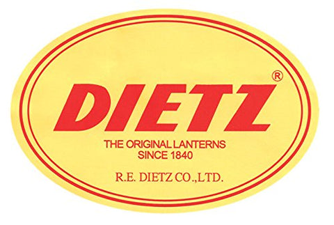 Dietz 76 Original Oil Lantern blue lit view demonstrates long burn time.