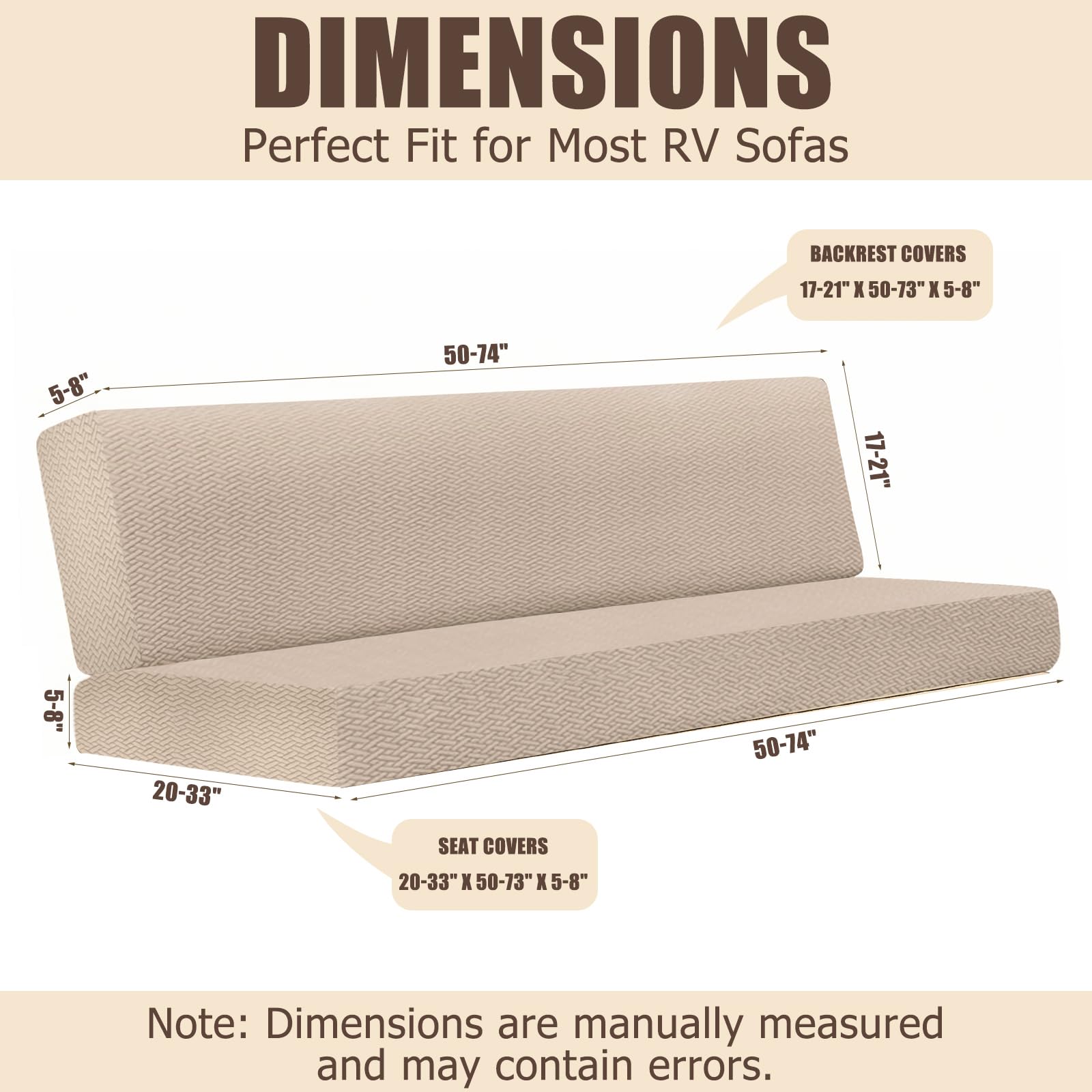 Difedo seat cushion cover protecting the sofa bed from spills and pet hair
