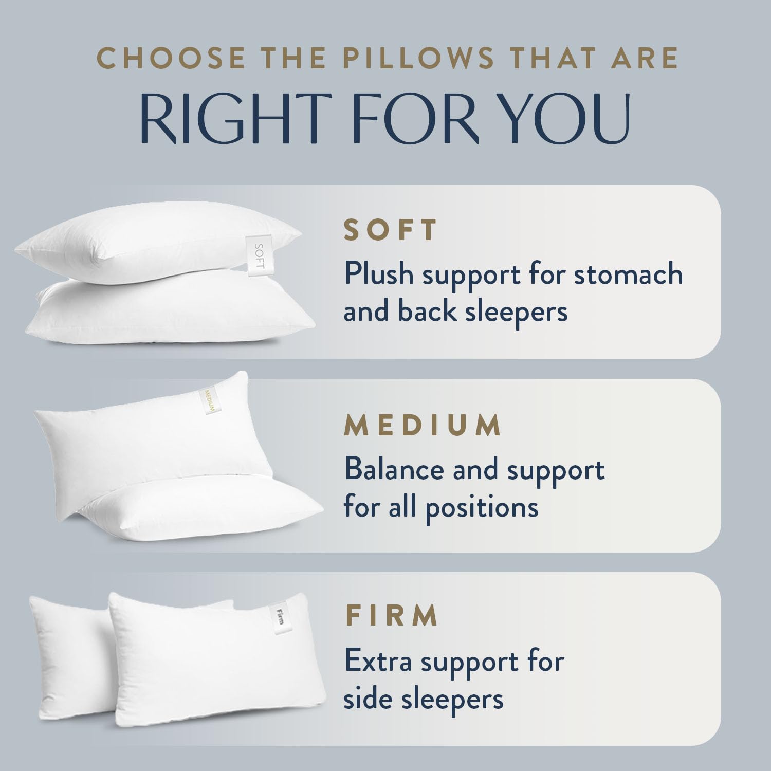 Digital Decor pillow back view demonstrates balanced support for different sleeping positions.