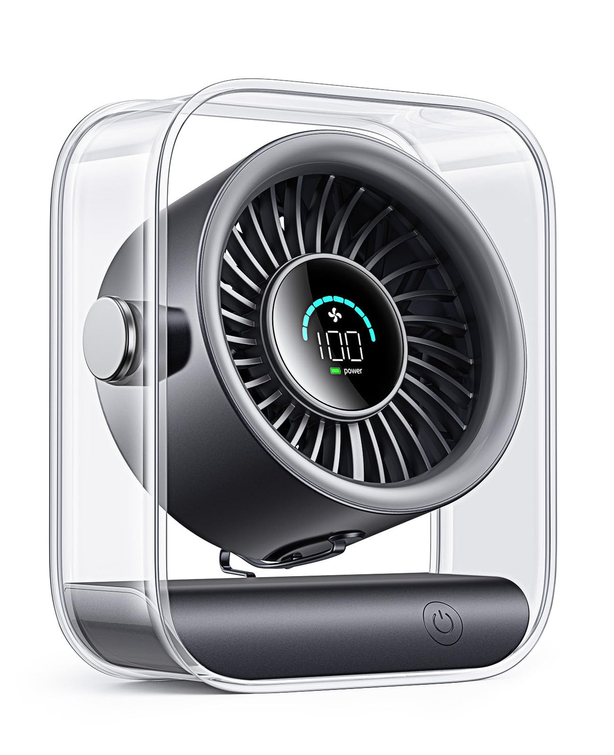 DIGIX portable desk fan with turbo airflow for instant cooling