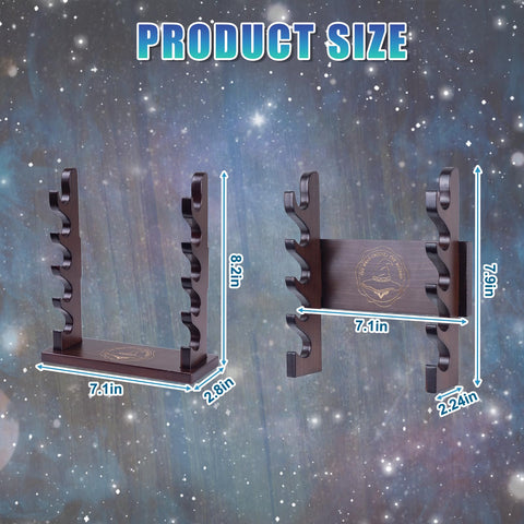 DigNew wall-mount wand display includes hardware for quick setup.
