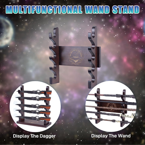 DigNew wand display creates a stylish focal point in living rooms or offices.
