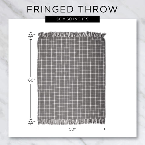DII chenille throw on sofa enhances living room comfort.