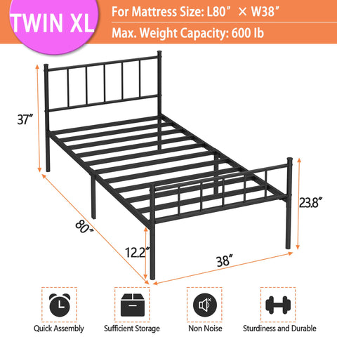 DIIYIV bed frame includes tools for easy, no-stress assembly.