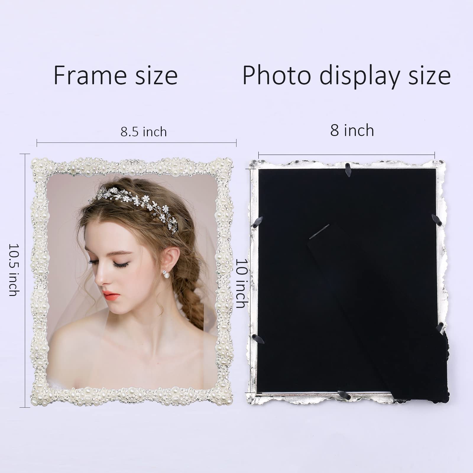 DIKAR die-cast metal frame offers durable, stylish memory display.