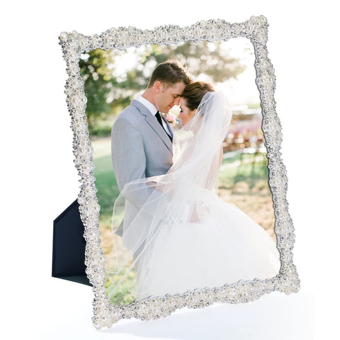 DIKAR silver-plated back panel supports secure wall or tabletop setup.