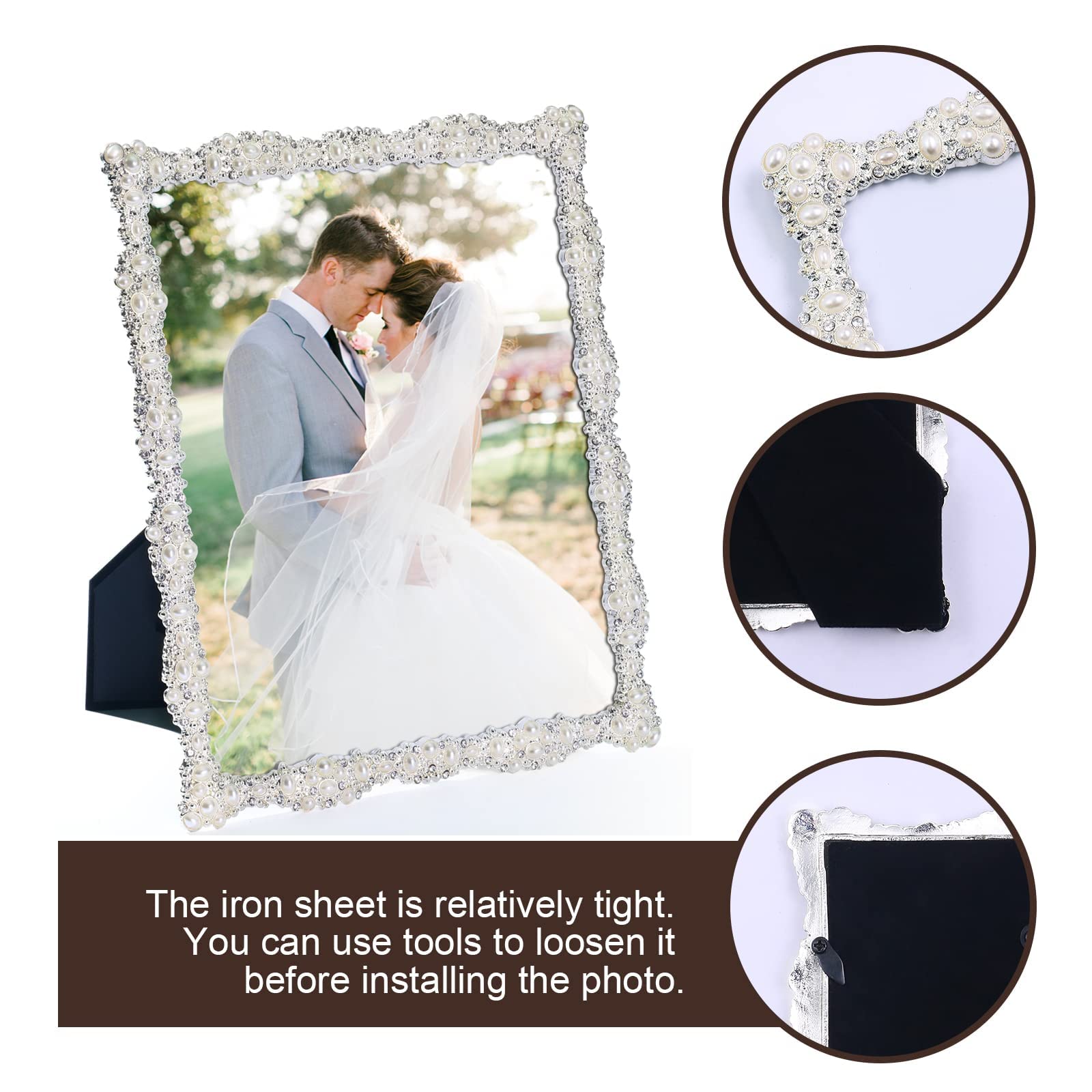 DIKAR tempered glass panel preserves a clear 8x10 photo.