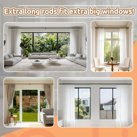 Dimili curtain rod used as room divider for private zones.