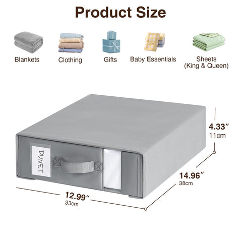 DIMJ organizer with oversized clear window to see contents at a glance.