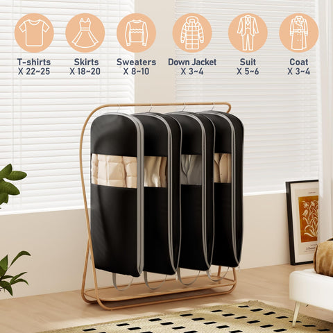 DIMJ easy-care bag suitable for reusable seasonal wardrobe storage.