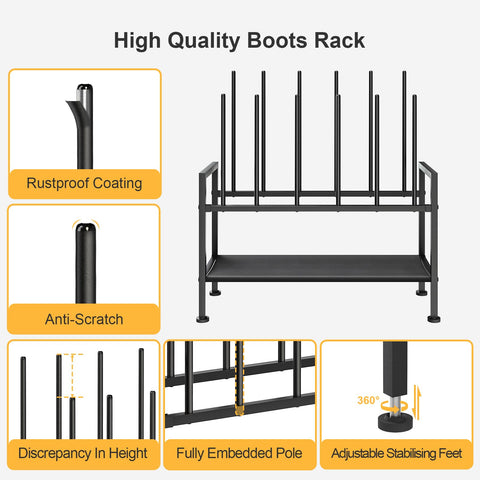 DIMJ rust-resistant metal construction for long-lasting durability.