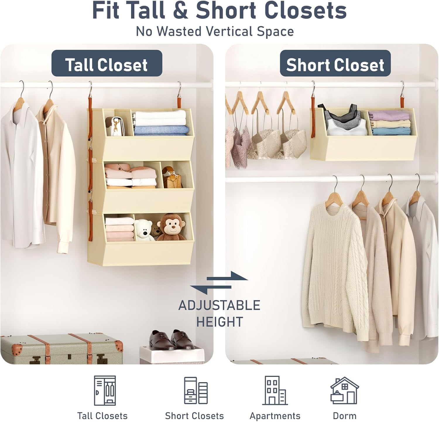 DIMJ versatile setup suitable for homes, dorms, or RV closets.