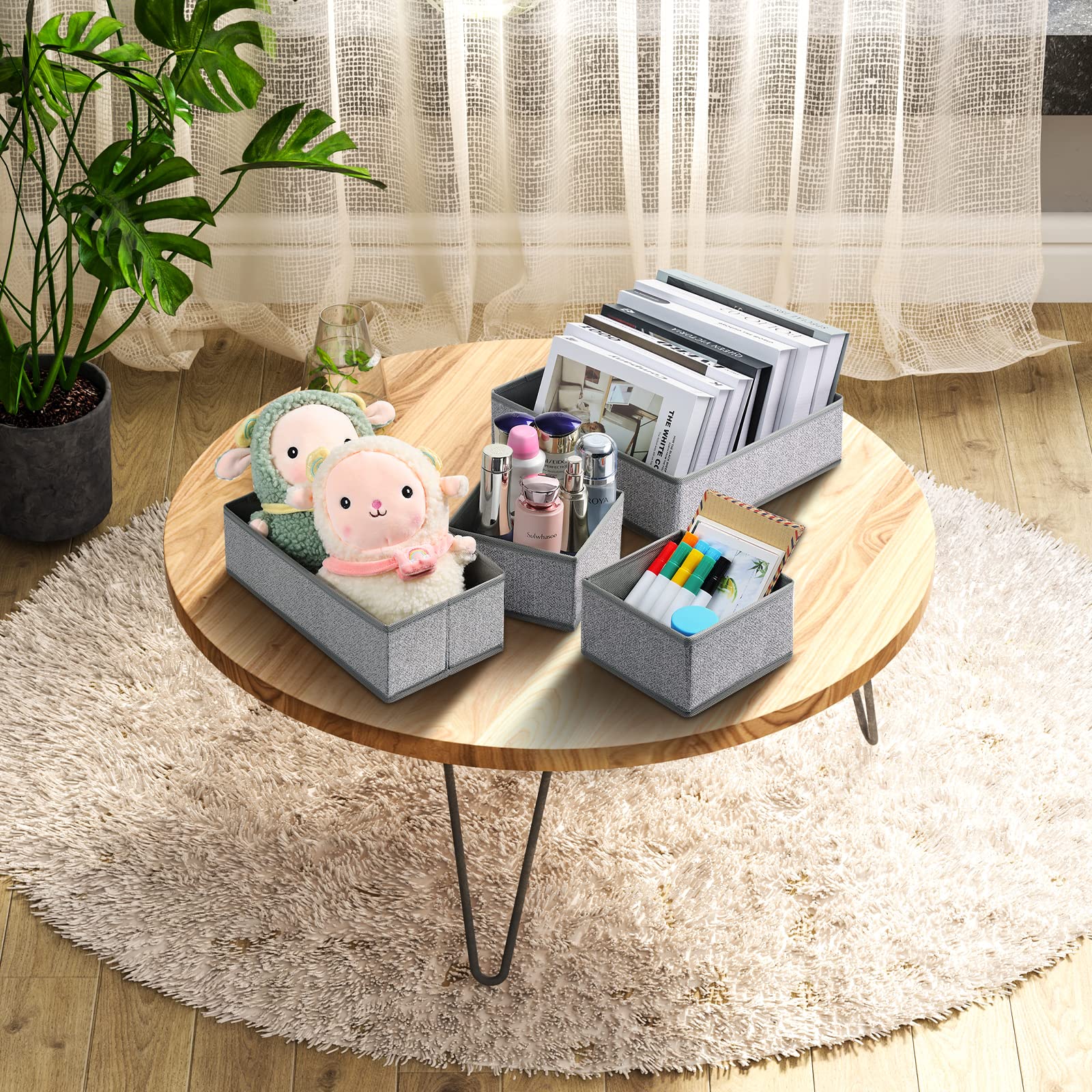 DIMJ multi-use drawer storage ideal for underwear, socks, and accessories.