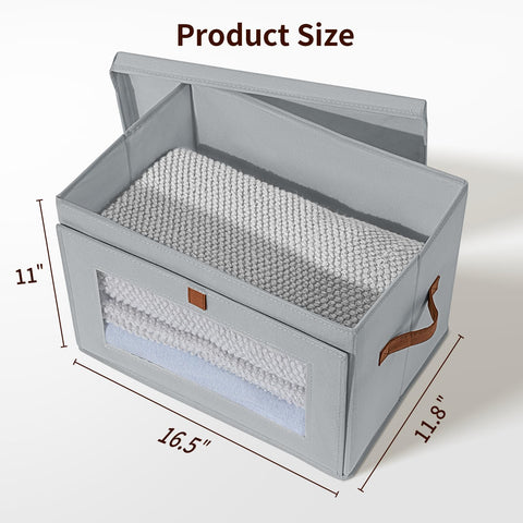 DIMJ storage bins ideal for bedrooms and living rooms to keep shelves tidy
