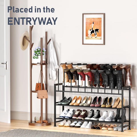 DIMJ multi-space boot storage demonstrates versatile placement in entryways or closets.
