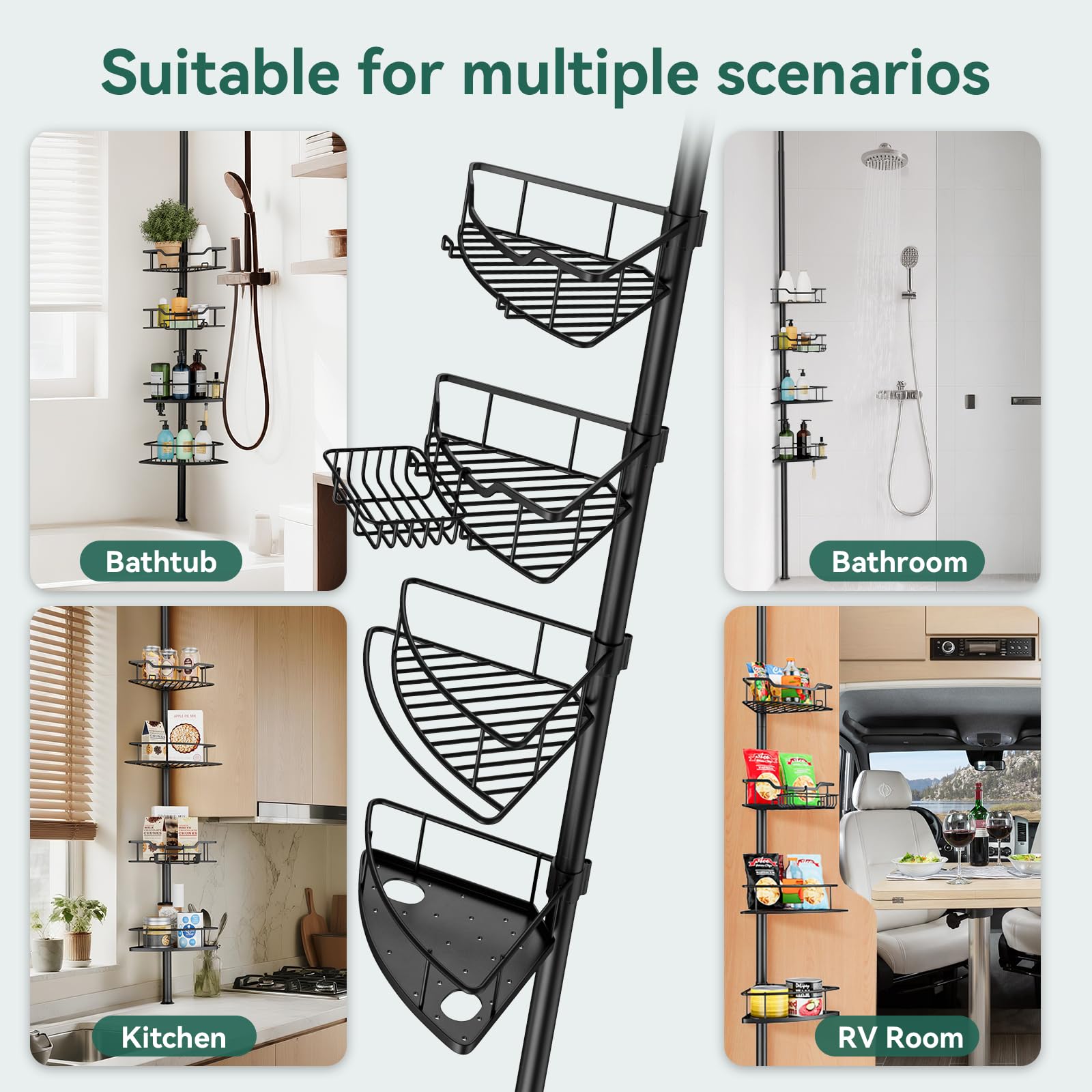 Dimyno anti-tip accessory adds extra stability when needed.