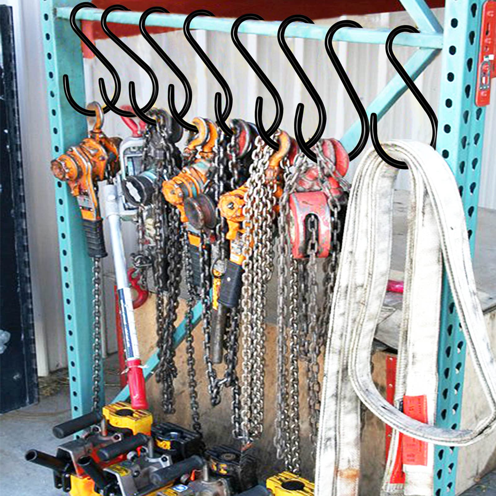 DINGEE S hook suitable for hanging plants or garden tools.