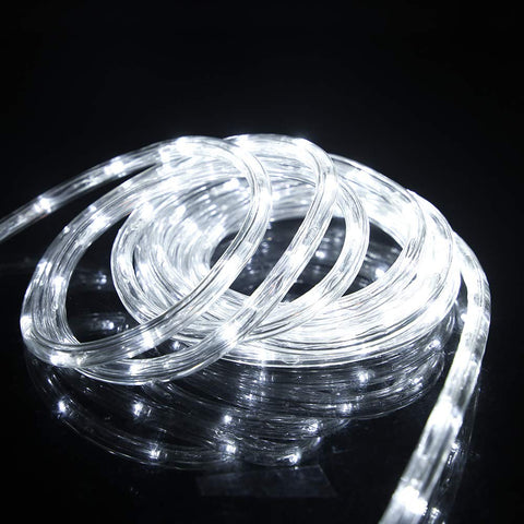 DINGFU 33ft LED rope light for Christmas decor with vivid lighting