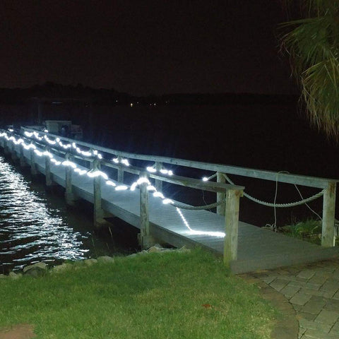 DINGFU versatile lighting for decks, patios, pools, and gardens.