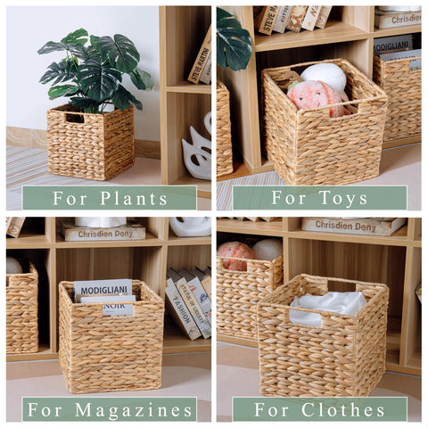 DINGTAI set of 3 baskets on a shelf for versatile storage.