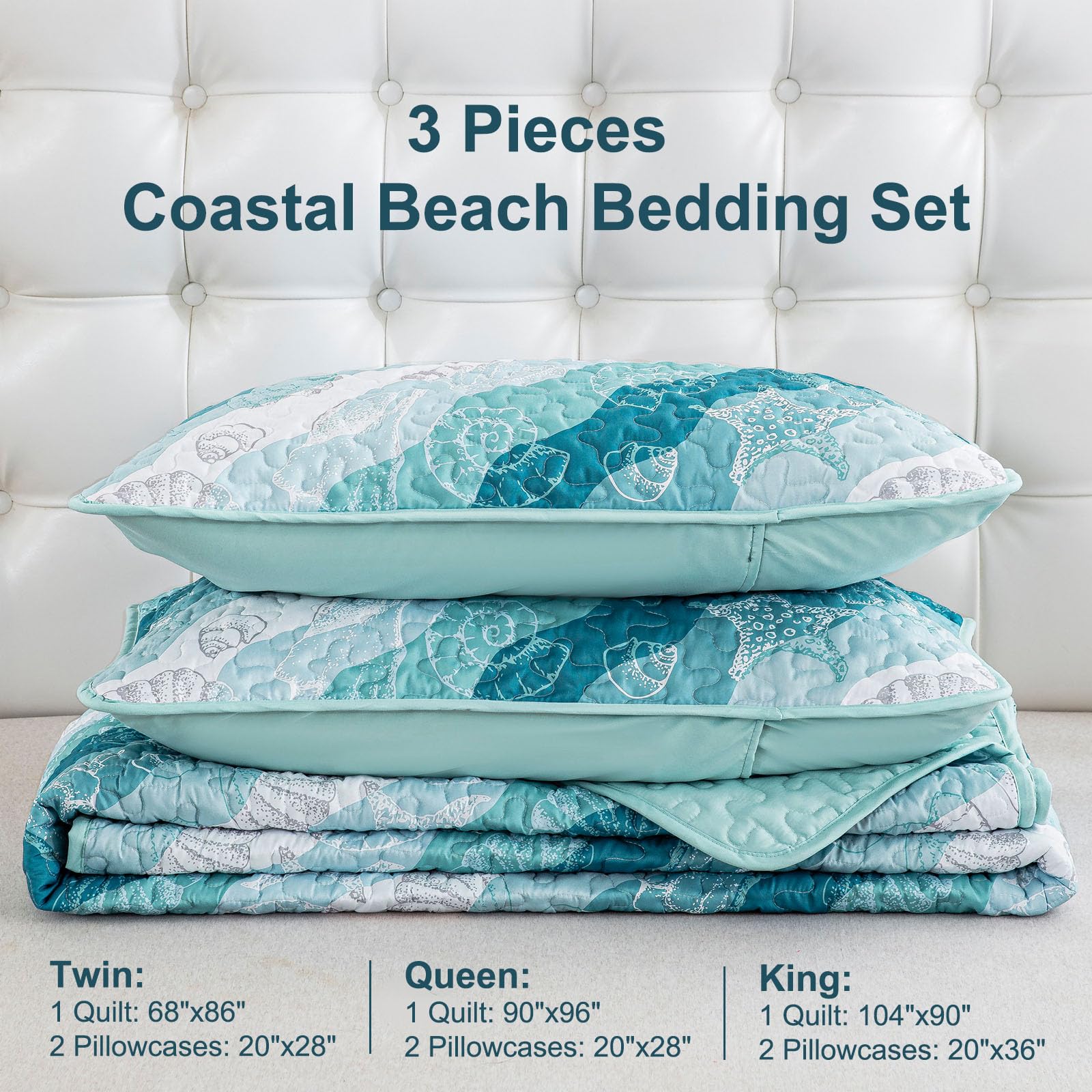 Dinjoy ocean-themed gift-ready bedding set for birthdays and holidays