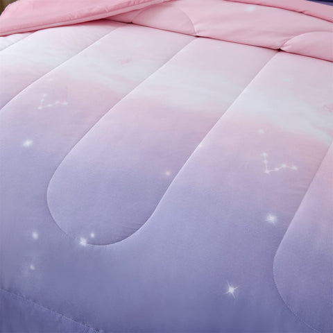 Dinjoy pink flat sheet adds soft contrast and generous coverage