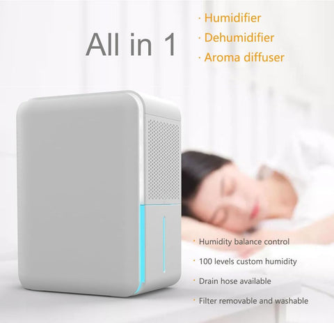 Top view of DINZAN 3-in-1 unit with slim profile for desks.