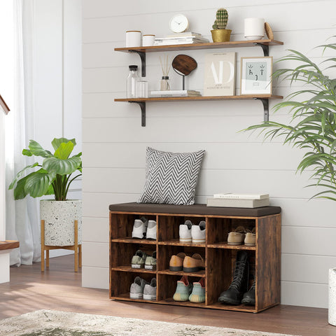 DINZI LVJ bedroom shelves maximize space for books and decor.