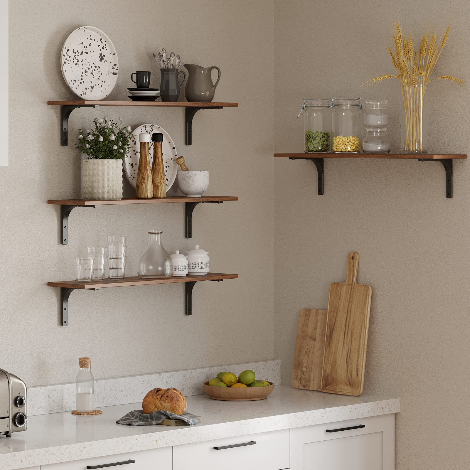 DINZI LVJ bedroom shelving adds organized space.