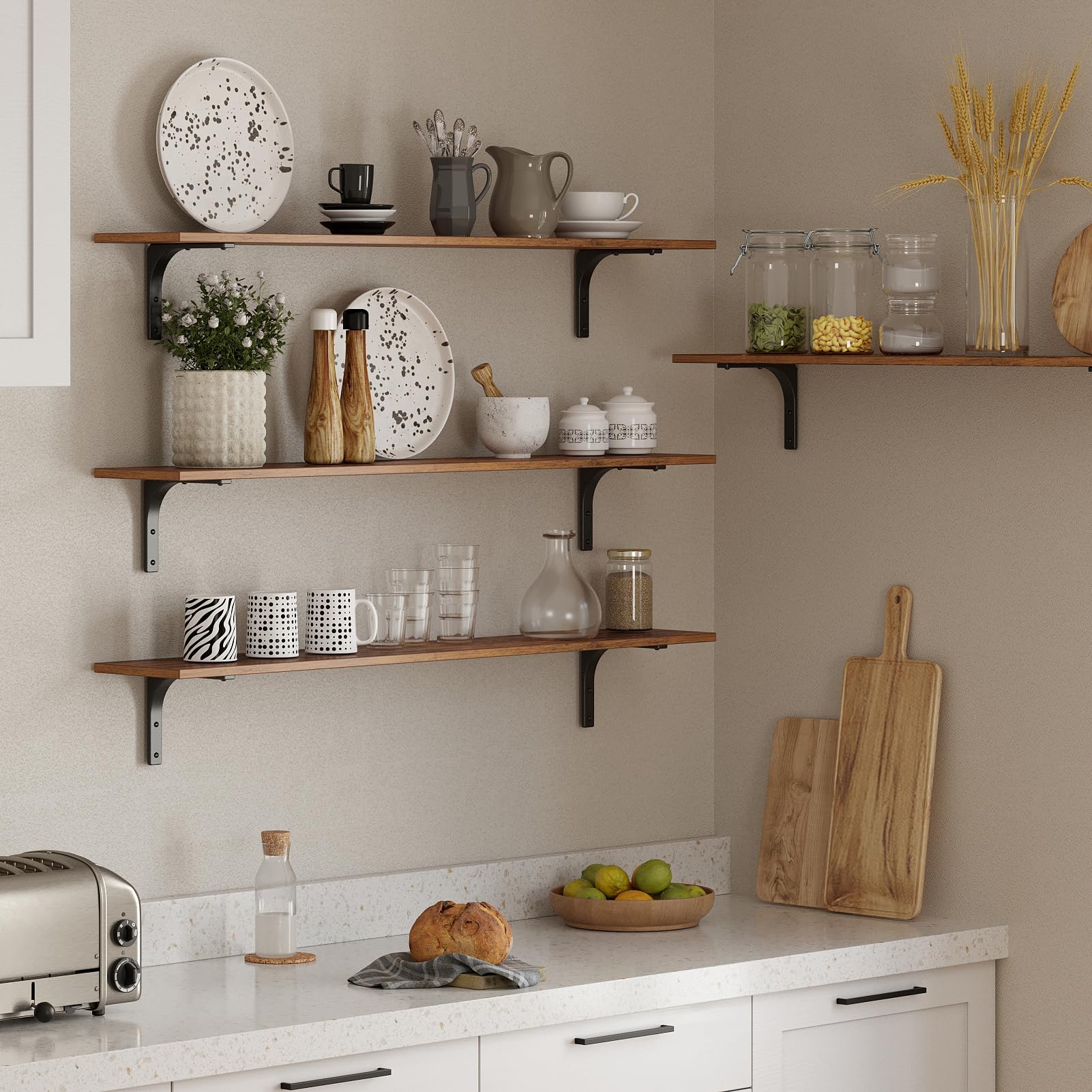 DINZI LVJ kitchen and bathroom storage shelves versatile for towels and essentials