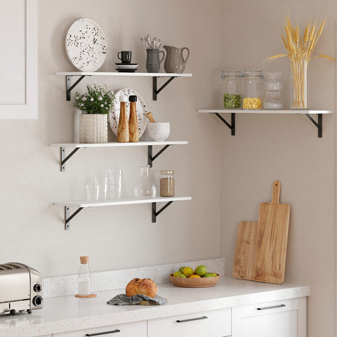DINZI LVJ kitchen shelves showcase jars and spices neatly