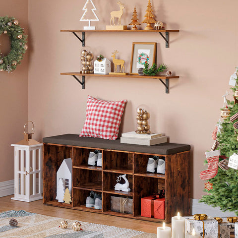 DINZI LVJ living room storage shelves help organize books and plants