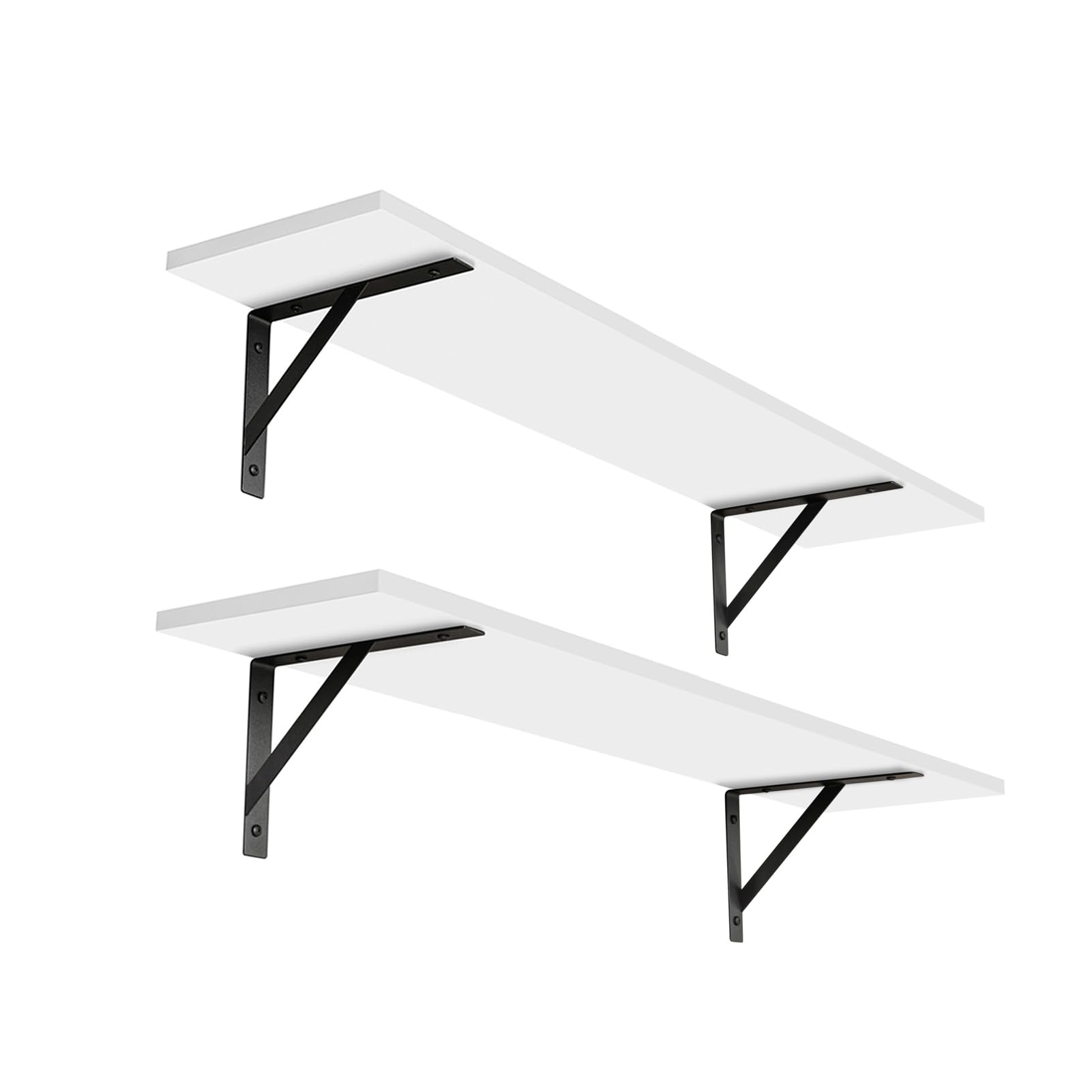 DINZI LVJ long wall shelves with 31.5 inch span for space-saving display