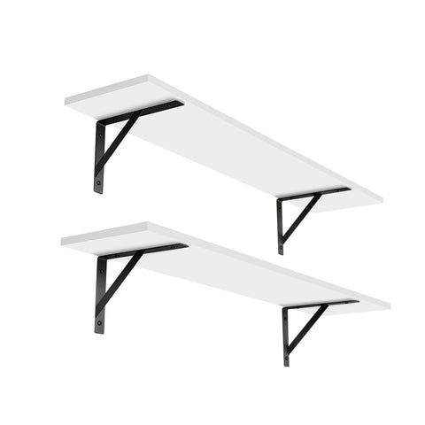 DINZI LVJ long wall shelves with 31.5 inch span for space-saving display
