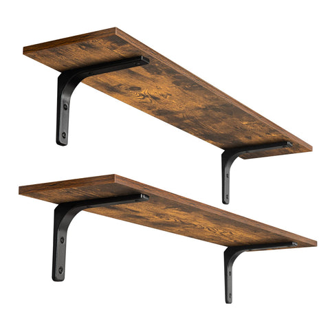 DINZI LVJ long wall shelves 39.4-inch assembly for organized living spaces.