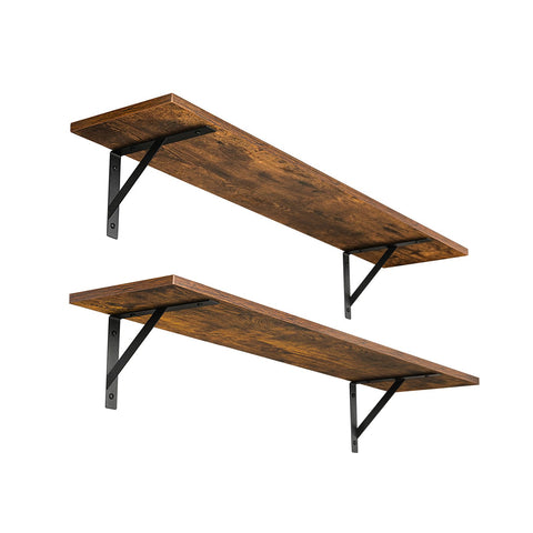 DINZI LVJ long wall shelves being assembled with easy setup.