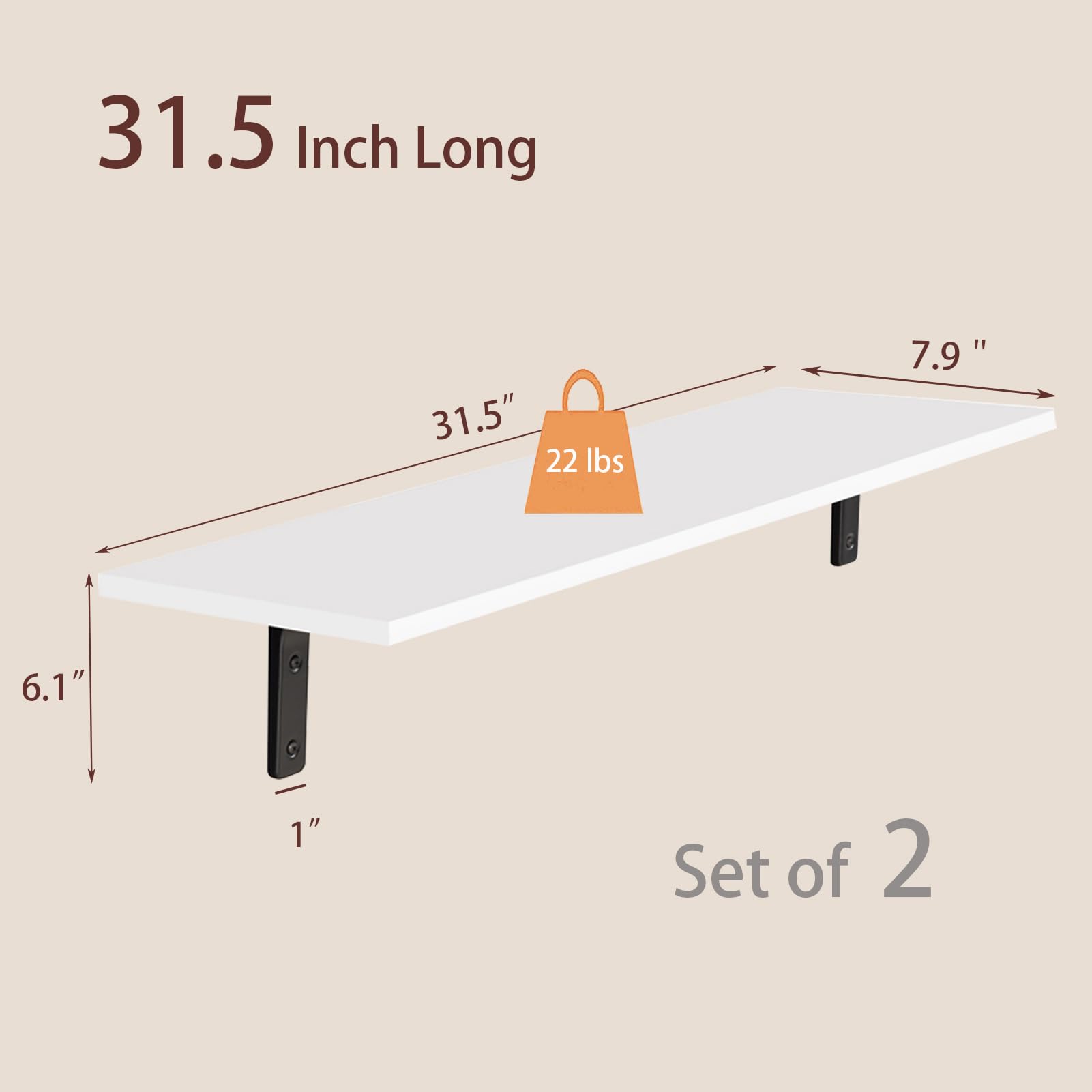 DINZI LVJ minimalist design shelves complement any decor