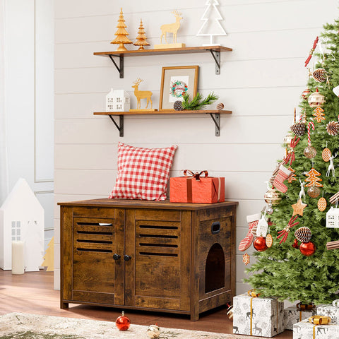 DINZI LVJ rustic brown finish adds mid-century charm to interiors.