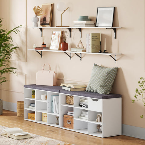 DINZI LVJ 9-cubby configuration enables quick shoe sorting and accessible storage