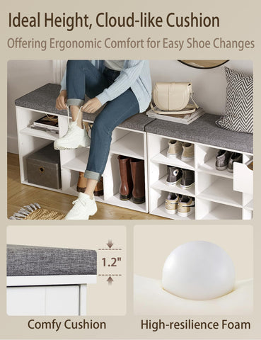DINZI LVJ cushioned seat doubles as a window seat or footrest