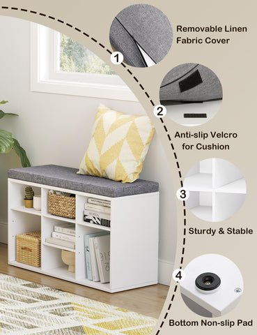 DINZI LVJ bench side view emphasizes space-saving design for narrow hallways