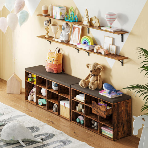 DINZI LVJ triangle iron bracket shelf with vintage style.