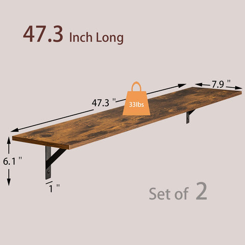 DINZI LVJ two shelves maximizing vertical storage on wall.