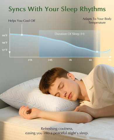 DIORIS machine-washable pillow for easy care and freshness