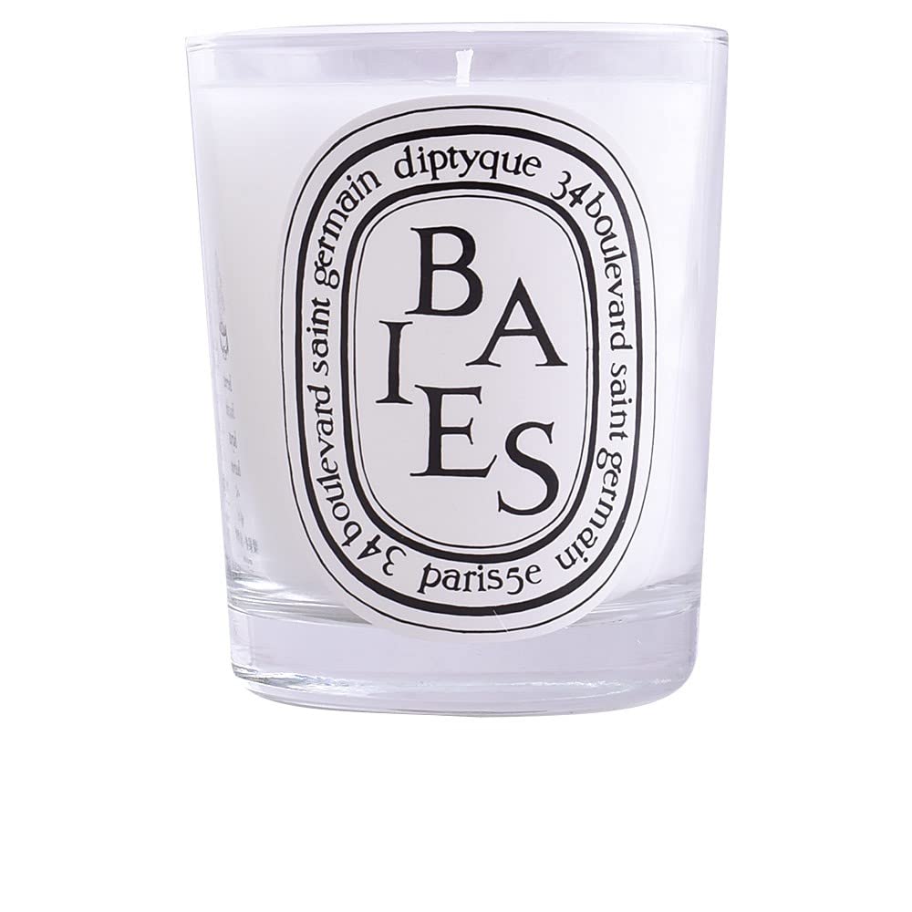Diptyque Baies candle showing berries and roses for a vivid, inviting fragrance in any room