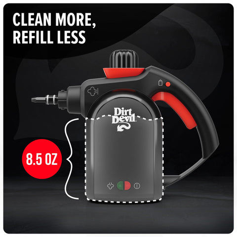 Dirt Devil 7-in-1 steamer curved pinpoint wand for tight corners