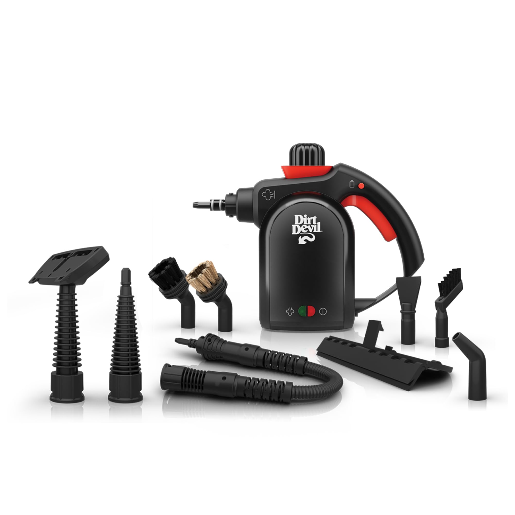 Dirt Devil 7-in-1 handheld steamer for quick spot-cleaning