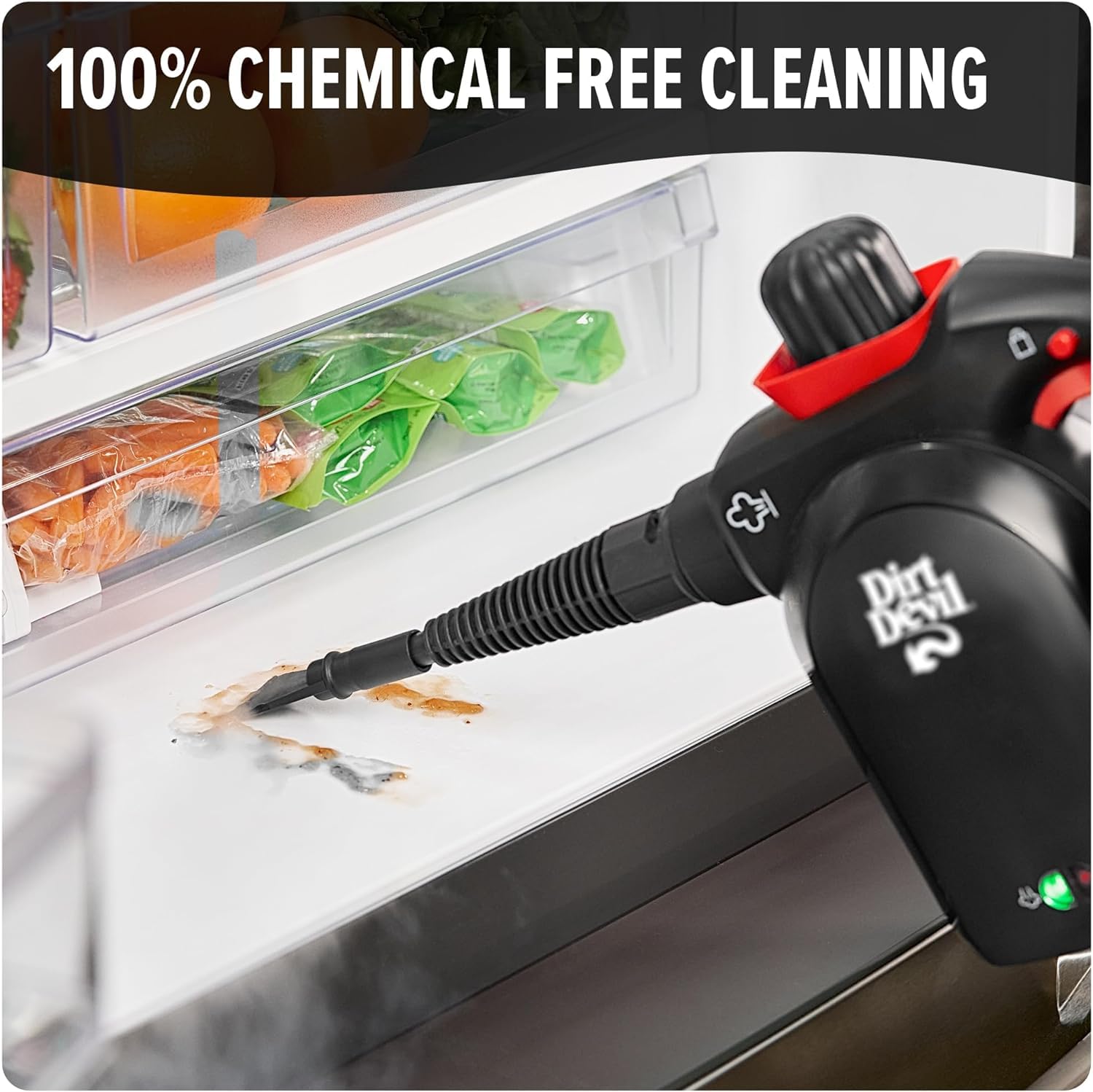 Dirt Devil 7-in-1 steamer with XL water tank enables longer cleaning sessions