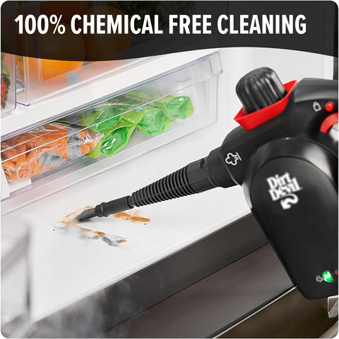 Dirt Devil 7-in-1 steamer with XL water tank enables longer cleaning sessions