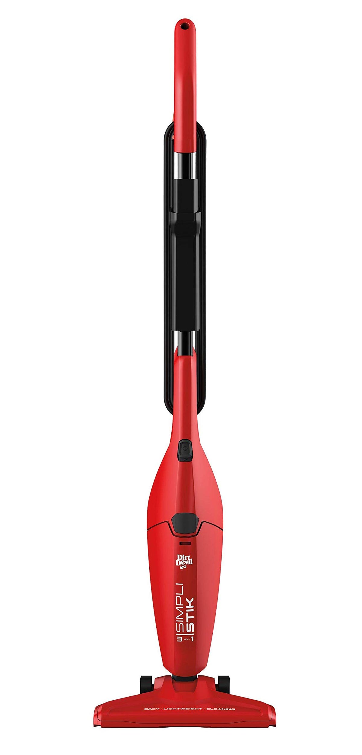 Dirt Devil SD20000RED Simpli-Stik front view for quick spot cleans on any floor.